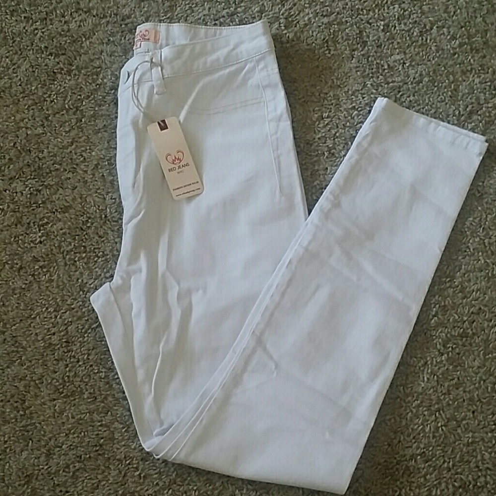 Red Jeans NYC skinny jeans